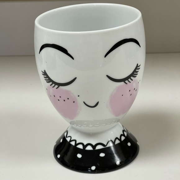 Threshold Other - ✨HP✨ Porcelain Girl Face Vase Pencil Cup Makeup Brush Cup Target Threshold